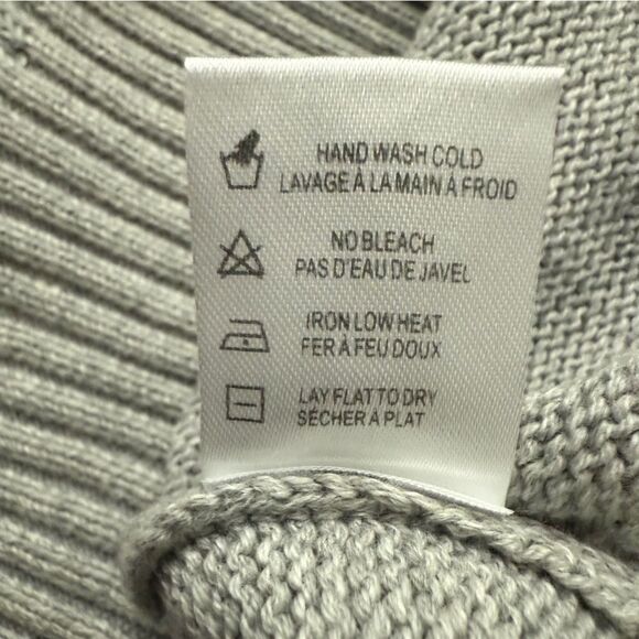 Chaser Brand Stars & Stripes Heather Gray Sweater Women’s Size Large - Picture 8 of 10